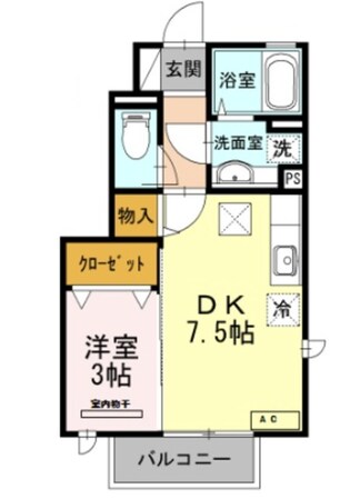 サニーフラットの物件間取画像